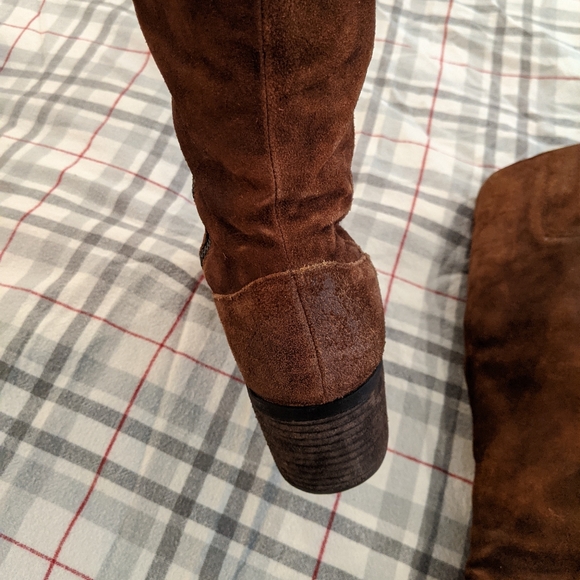 Born brown suede boots, size 10 - Picture 5 of 10